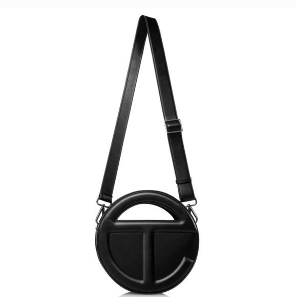 Telfar Clemens Black Minor Circle Crossbody Bag unisex designer - Picture 7 of 9